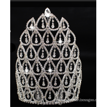 Gorgeous Wedding Party Crystal Beaded Crown Bling